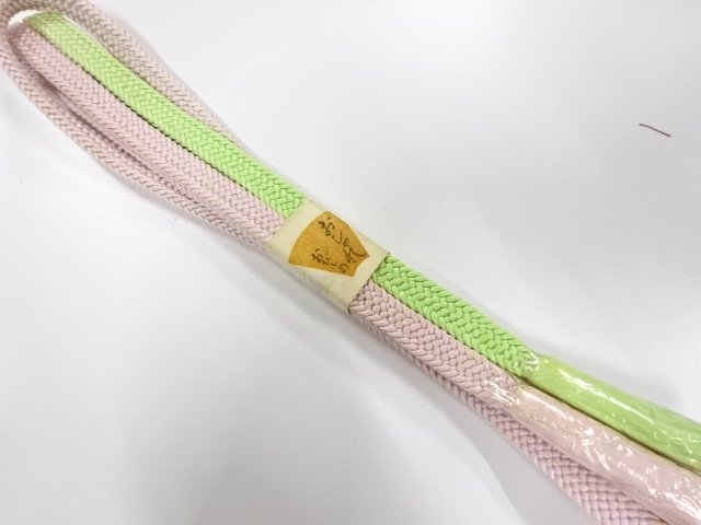 JAPANESE KIMONO / UNUSED HAND-TIED OBIJIME